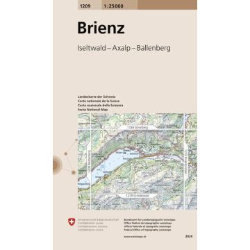 1209 Brienz 1:25 000 / Swisstopo