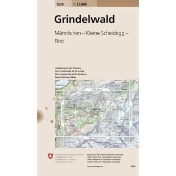 1229 Grindelwald 1:25 000 / Swisstopo