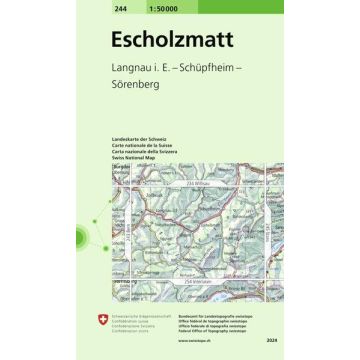 244 Escholzmatt 1:50 000 / Swisstopo