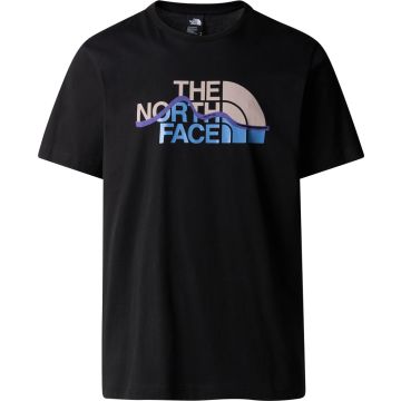 M SS Mountain Line Tee