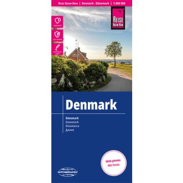 Carte routière Danemark 1:300 000 / Reise Know How