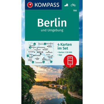 Wanderkarte Kompass 700 Berlin und Umgebung 1:50 000