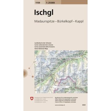 1159 Ischgl 1:25 000 / Swisstopo