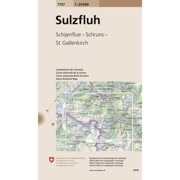 1157 Sulzfluh 1:25 000 / Swisstopo