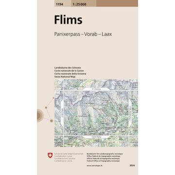 1194 Flims 1:25 000 / Swisstopo