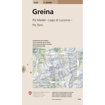 1233 Greina 1:25 000 / Swisstopo