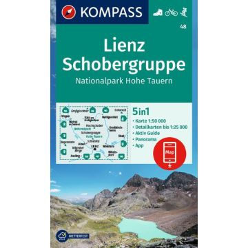 Wanderkarte Kompass 48 Lienz Schobergruppe