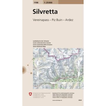 1198 Silvretta 1:25 000 / Swisstopo