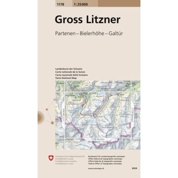 1178 Gross Litzner 1:25 000 / Swisstopo