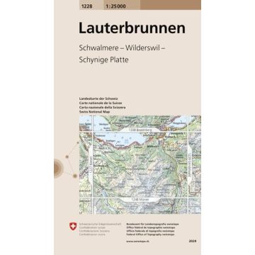 1228 Lauterbrunnen 1:25 000 / Swisstopo
