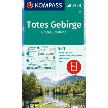 Wanderkarte Kompass 19 Totes Gebirge 1:50 000