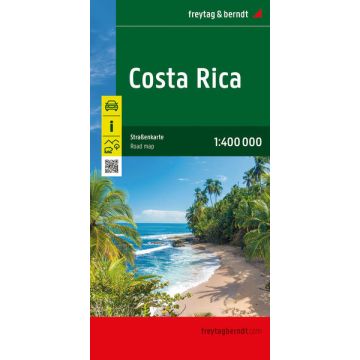 Strassenkarte Costa Rica 1:400 000 / Freytag & Berndt