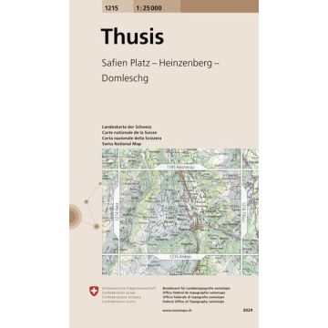 1215 Thusis 1:25 000 / Swisstopo