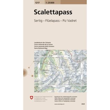 1217 Scalettapass 1:25 000 / Swisstopo