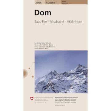 25106 Dom 1:25 000 / Swisstopo (Gipfel)