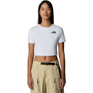 W S/S Essential Cropped Slim Tee