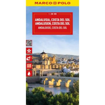 Strassenkarte Andalusien Costa del Sol 1:200 000 / Marco Polo