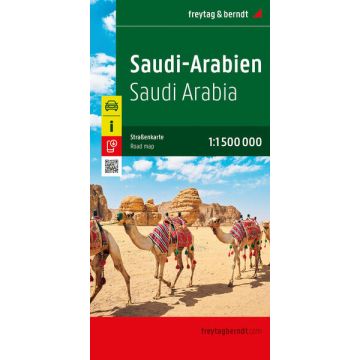Carte routière Arabie saoudite 1:1 500 000 / Freytag & Berndt