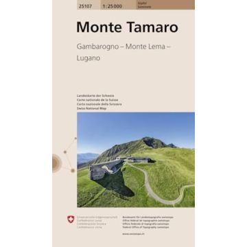 25107 Monte Tamaro 1:25 000 / Swisstopo (Gipfel)