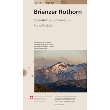 25114 Brienzer Rothorn 1:25 000 / Swisstopo (Gipfel)