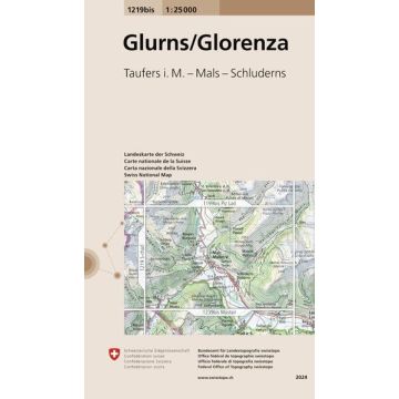 1219bis Glorenza Glurns 1:25 000 / Swisstopo