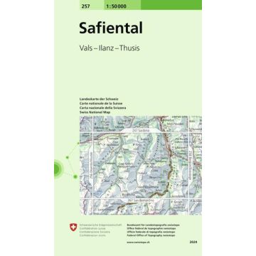 257 Safiental 1:50 000 / Swisstopo