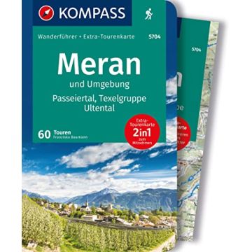 Wanderführer Meran mit Tourenkarte / Kompass 