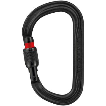 Karabiner Vulcan Screw-Lock schwarz