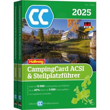 Stellplatzführer & CampingCard Europa ACSI 2025 / Hallwag