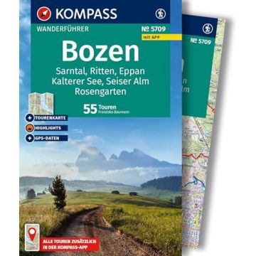 Wanderführer Bozen (mit Tourenkarte) / Kompass