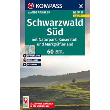 Wanderführer Schwarzwald Süd (mit Tourenkarte) / Kompass