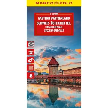 Strassenkarte Schweiz Östlicher Teil 1: 225 000 / Marco Polo
