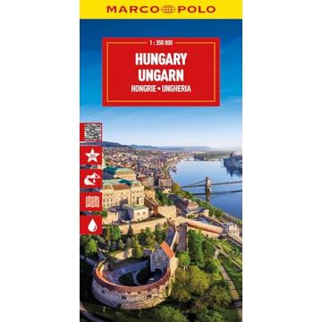 Carte routière Hongrie 1:350 000 / Marco Polo