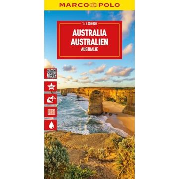 Strassenkarte Australien 1:4 Mio. / Marco Polo