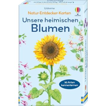 Unsere heimischen Blumen - Natur-Entdecker-Karten / Usborne
