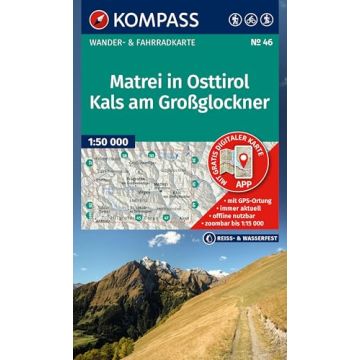 Wanderkarte Kompass 46 Matrei in Osttirol Kals am