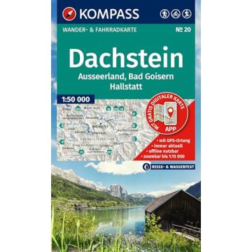 Wanderkarte Kompass 20 Dachstein 1:50 000