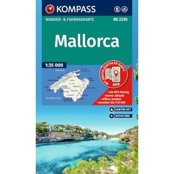 Wanderkarte Kompass 2230 Mallorca Set 1:35 000