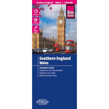Strassenkarte Südengland Wales 1:400 000 / Reise Know-How
