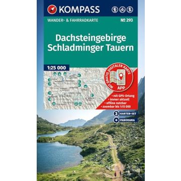 Wanderkarte Kompass 293 Dachsteingruppe