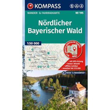 Wanderkarte Kompass 195 Nördl. Bayerischer Wald