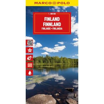 Strassenkarte Finnland 1:800 000 / Marco Polo