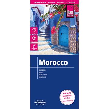 Strassenkarte Marokko 1:1 000 000 / Reise Know-How