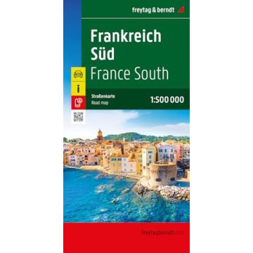 Strassenkarte Frankreich Süd 1:500 000 / Freytag & Berndt