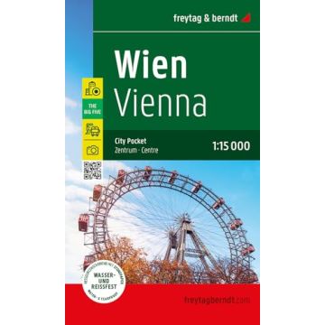 Plan de ville Vienne 1:15 000 City Pocket / Freytag & Berndt