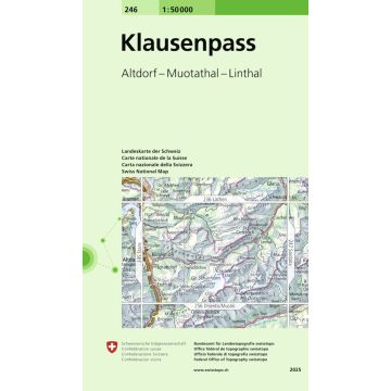 246 Klausenpass 1:50 000 / Swisstopo
