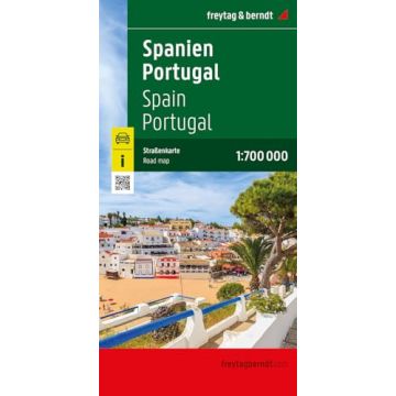 Carte routière Espagne Portugal 1:700 000 / Freytag & Berndt