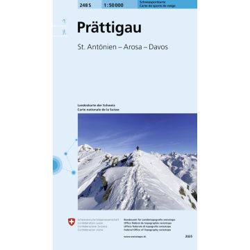 248 S Prättigau Carte de randonnée à ski 1:50 000
