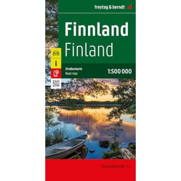 Strassenkarte Finnland 1:500 000 / Freytag & Berndt