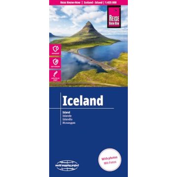 Carte routière Islande 1:425 000 / Reise Know-How